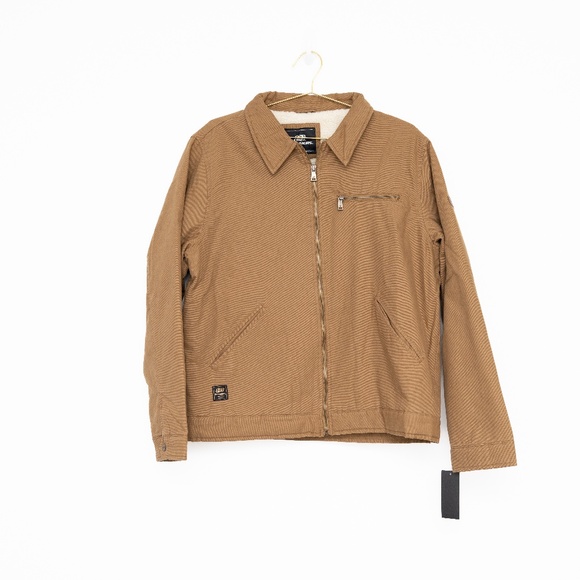 Skechers - Men's Sherpa-Lined Canvas Jacket - Picture 2 of 14